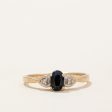 Sapphire & Diamond Ring | 0.30ct, 0.01ctw | SZ 3.75 | Fashion