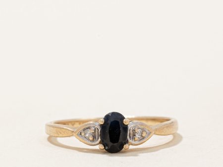 Sapphire & Diamond Ring | 0.30ct, 0.01ctw | SZ 3.75 | Fashion