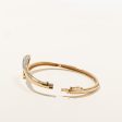 Pave Set Diamond Gold Bangle | 0.50ctw | 6 | Online