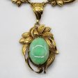 Jadeite Cabochon Bar Link Necklace | 18.50ctw | 17  | Online