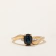 Sapphire & Diamond Ring | 1.00ct, 0.04ctw | SZ 8 | Online now