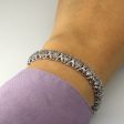 Cluster Diamond White Gold Bracelet | 1.61ctw | 7 | Online Sale