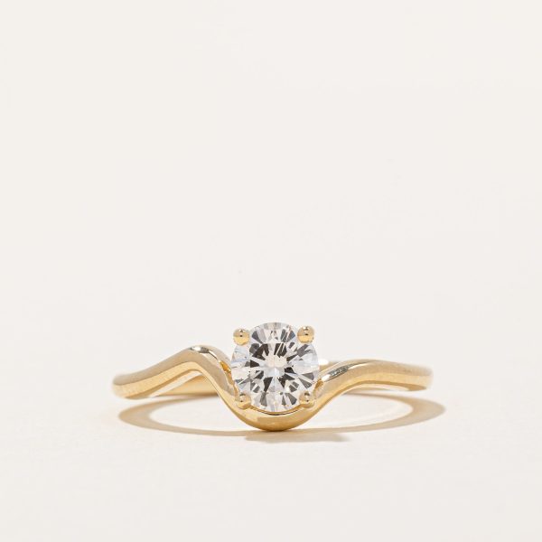 100 Ways  GIA Diamond Freeform Engagement Ring | 0.54ct | SZ 6.75 | Discount