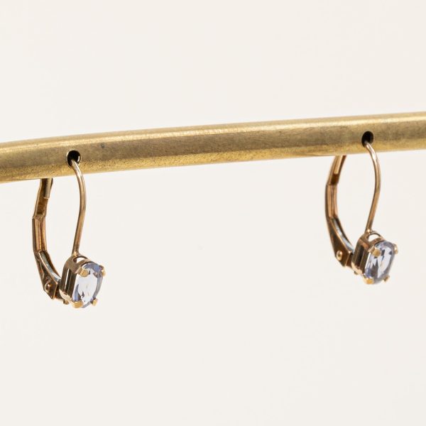 Iolite Lever Back Earrings | 0.30ctw | on Sale