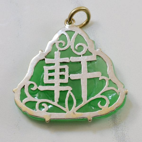 Jadeite Carved Buddha 18k Pendant | 23.00ct | Cheap