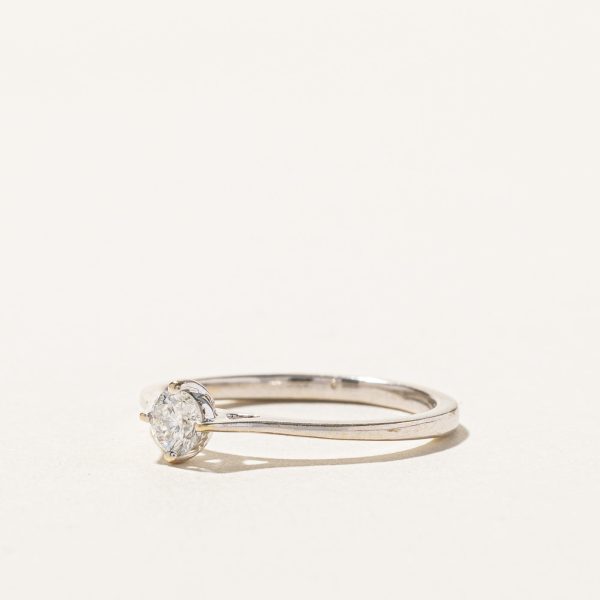 Solitaire Diamond Ring | 0.21ct | SZ 6.5 | on Sale