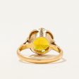 Yellow Synthetic Sapphire Cocktail Ring | 5.65ct | SZ 7 | Fashion