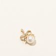 Pearl & Diamond Ribbon Pendant | 0.01ct | Online Sale