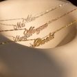 Elegant Pave Name Necklace Sale