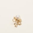 Pearl & Diamond Ribbon Pendant | 0.01ct | Online Sale