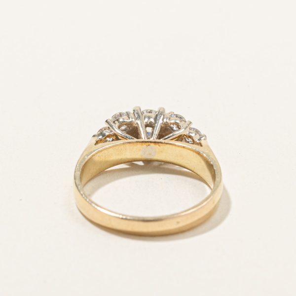 High Set Diamond Ring | 0.59ctw | SZ 5.75 | Cheap