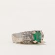 Emerald & Diamond Ring | 0.60ct, 0.06ctw | SZ 5.25 | Supply