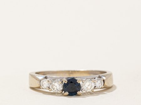 Sapphire & Diamond Ring | 0.30ct, 0.30ctw | SZ 6.75 | For Discount