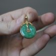 Jadeite Donut 18k Pendant | 12.50ct | Discount