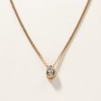 Pear Diamond Pendant Necklace | 0.70ct | 15 | For Sale