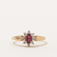 Ruby & Diamond Halo Ring | 0.30ct, 0.08ctw | SZ 5.75 | Hot on Sale