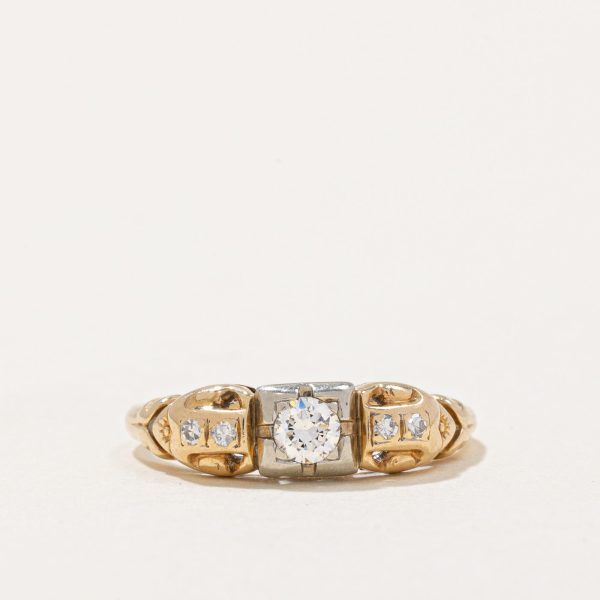 Illusion Set Diamond Ring | 0.17ctw | SZ 4.75 | on Sale