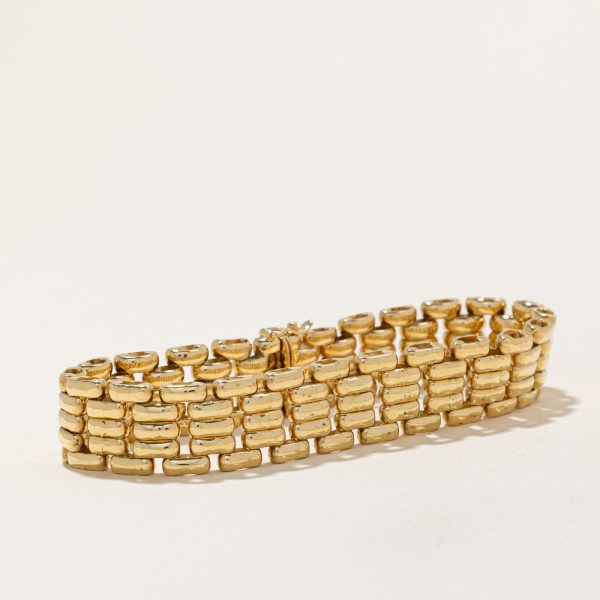 18k Yellow Gold Bracelet | 6.5  | Fashion