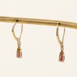 Ruby & Diamond Drop Earrings | 0.50ctw, 0.03ctw | Discount