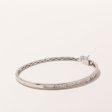 10k White Gold Diamond Bangle | 1.37ctw | 7  Online