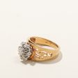 Filigree Diamond Cluster Ring | 0.22ctw | SZ 6.5 | Sale