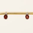 Garnet & Diamond Earrings | 3.00ctw, 0.02ctw | Sale