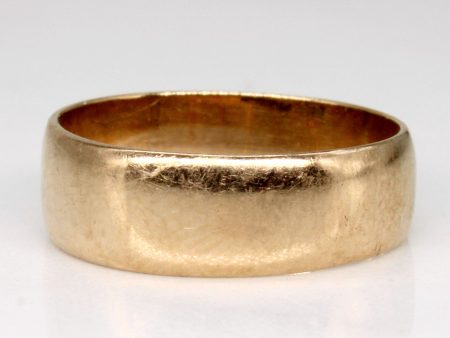 Vintage Pseudo Hallmarked 10k Yellow Gold Band | SZ 4.5 | Online now