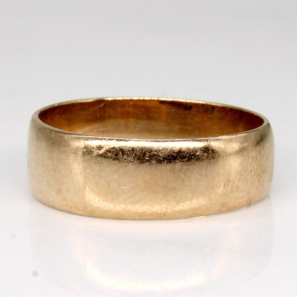 Vintage Pseudo Hallmarked 10k Yellow Gold Band | SZ 4.5 | Online now