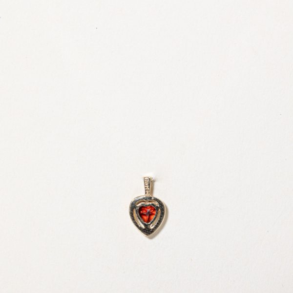 Garnet Heart Pendant | 0.62ct | Online Sale