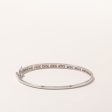 10k White Gold Diamond Bangle | 1.37ctw | 7  Online