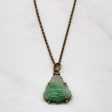 Jadeite Buddha 18k Necklace | 11.50ct | 24  | Online Hot Sale