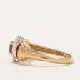 Ruby & Diamond Cocktail Ring | 0.35ctw, 0.02ctw | SZ 6.75 | Online