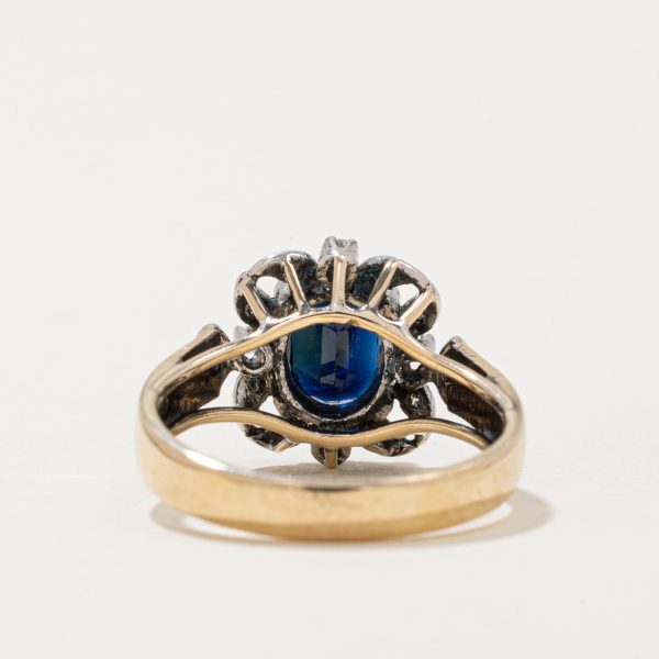 Sapphire & Diamond Cocktail Ring | 1.20ct, 0.10ctw | SZ 6.25 | Supply