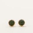 Nephrite Stud Earrings | 0.80ctw | Sale