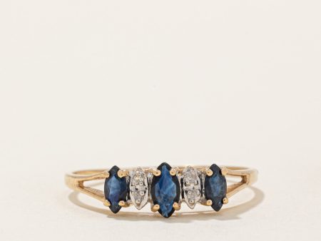 Sapphire & Diamond Ring | 0.40ctw, 0.02ctw | SZ 9.75 | For Discount