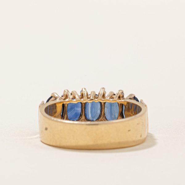 Sapphire & Diamond Cocktail Ring | 1.50ctw, 0.04ctw | SZ 8.5 | Online