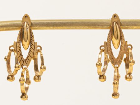 14k Yellow Gold Drop Earrings Online Sale