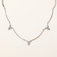 Princess Cut Diamond Necklace | 0.47ctw | 18  | Cheap