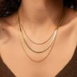 Triple Layered Chain Necklace Sale