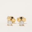 100 Ways  18k Diamond Stud Earrings With Guardian Backs and Eagle Claws | 0.51ctw | Supply