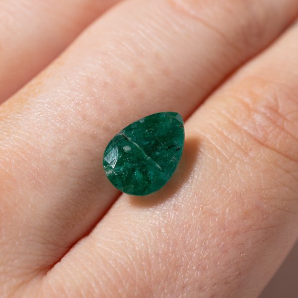 Pear Cut Loose Emerald | 4.05ct | Online Hot Sale