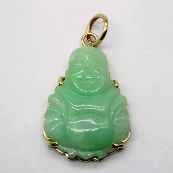 Jadeite Buddha 14k Pendant | 15.00ct | on Sale