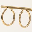 14k Yellow Gold Hoop Earrings Online Hot Sale