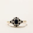 Sapphire & Diamond Cocktail Ring | 0.30ctw, 0.10ctw | SZ 6.75 | For Cheap