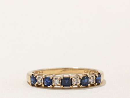 Sapphire & Diamond Ring | 0.36ctw, 0.05ctw | SZ 7.25 | on Sale