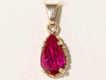 Synthetic Ruby Pendant | 1.60ct | Online Hot Sale