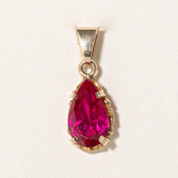 Synthetic Ruby Pendant | 1.60ct | Online Hot Sale