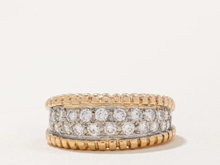 Pave Set Diamond Ring | 1.00ctw | SZ 8.5 | Online Sale