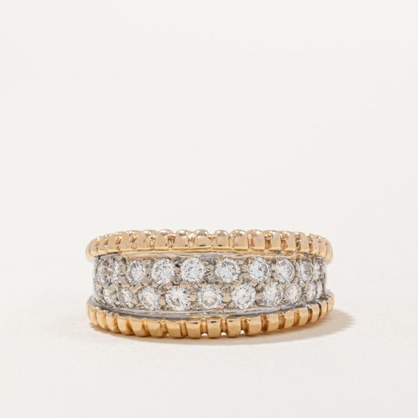 Pave Set Diamond Ring | 1.00ctw | SZ 8.5 | Online Sale