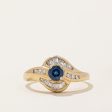 Sapphire & Diamond Ring | 0.35ct, 0.13ctw | SZ 6.25 | Hot on Sale